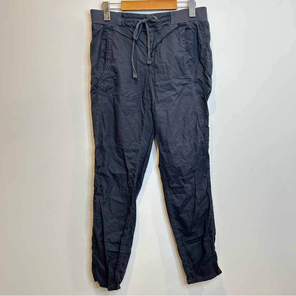 Lou & Grey Dark Grey Tapered Cotton Lightweight Pants